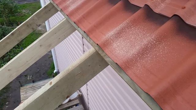 Каркасный дом.Крыльцо. Монтаж стропил и покрытия Onduvilla Fiorentino смотреть онлайн