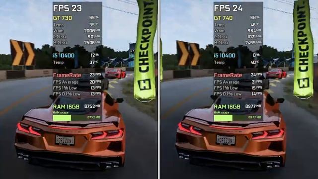 GT 730 vs GT 740 - Test in 7 Games смотреть онлайн