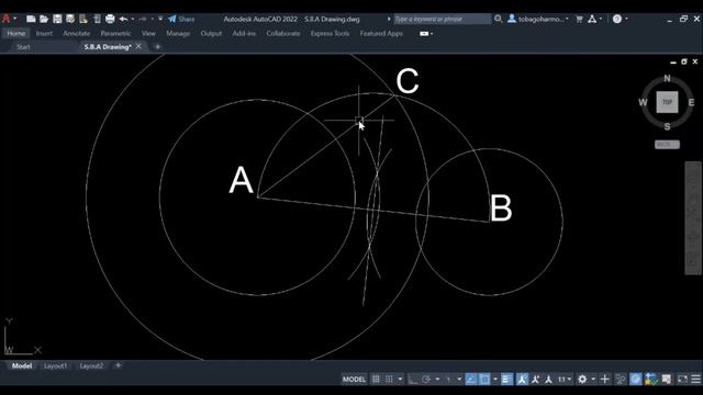 How To: Construct an Internal Tangent to 2 Unequal Circles #autocad #technicaldrawing смотреть онлайн