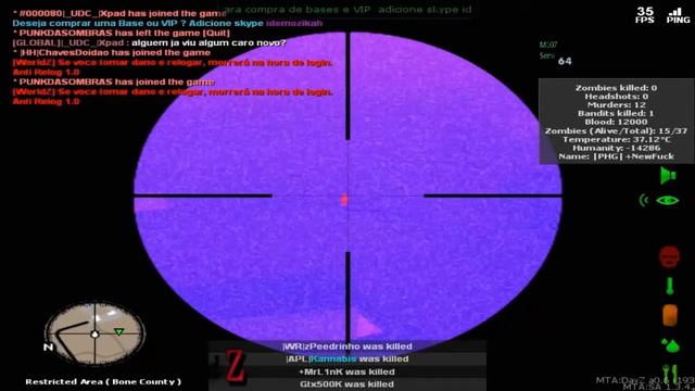 MTA DayZ - World Z #2 Nova Area 51 // Camper 20 kill смотреть онлайн