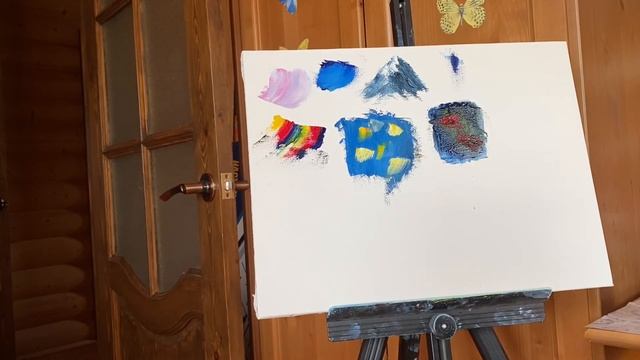 Приемы работы мастихином. Для начинающих. #живописьмаслом #мастихин #art #урокирисования #easyart смотреть онлайн