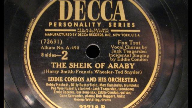 SHEIK OF ARABY by Eddie Condon with Jack Teagarden 1944 смотреть онлайн