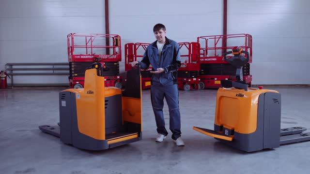 Электрическая тележка Xilin CBD20L — это идеальное решение для перевозки грузов весом до 2000 кг смотреть онлайн