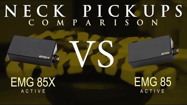EMG 85X Vs EMG 85 - Active NECK Pickup Guitar Comparison / Demo