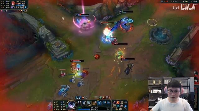 Uzi INSANE 2v4 Vayne Outplay смотреть онлайн