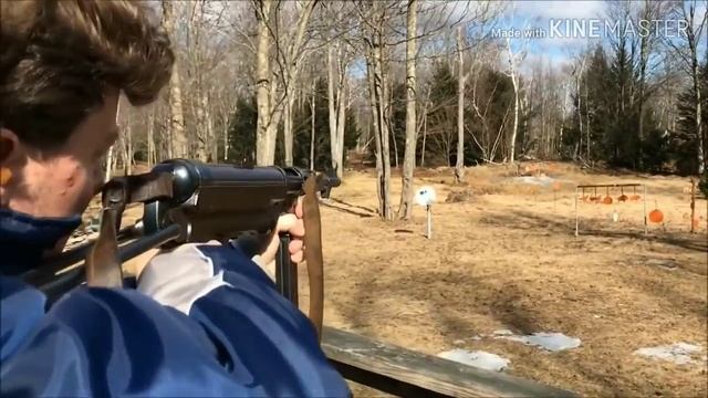 Как стреляет мп-40 в реальной жизни! смотреть онлайн