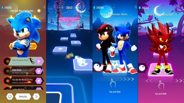 Sonic Hedgehog vs Amy Hedgehog vs Sonic Shadow Hedgehog vs Narzo | Tiles Hop EDM Rush смотреть онлайн