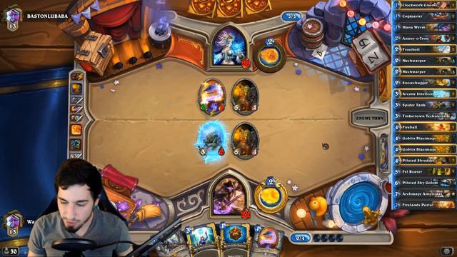 Hearthstone: Wild Mech Mage (Rank 14) [Dec '16] смотреть онлайн