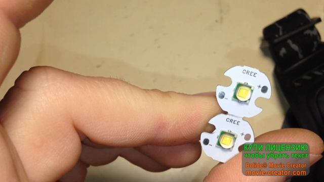 Замена светодиода на фонарике BL POLICE 2188B 158000W T6 Replacing the LED on the flashlight смотреть онлайн
