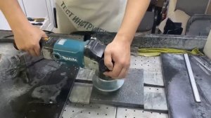 Тестируем насадку для бучардирования на карельском габбро-диобазе