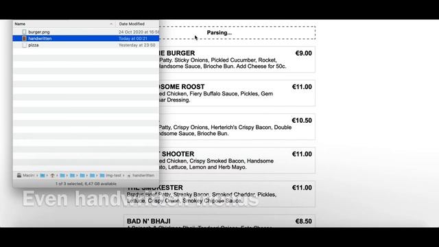 Menu parser смотреть онлайн