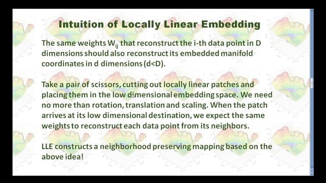 Locally Linear Embedding (LLE) in Python смотреть онлайн