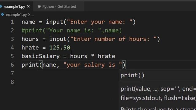 User Input function using Python 3 смотреть онлайн