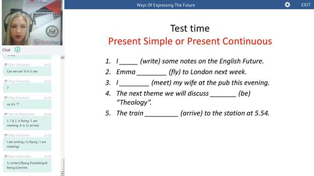 WEBINAR Ways of Expressing The Future смотреть онлайн