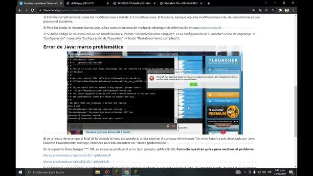 ERROR AL EJECUTAR MINECRAFT TLAUNCHER SOLUCION смотреть онлайн