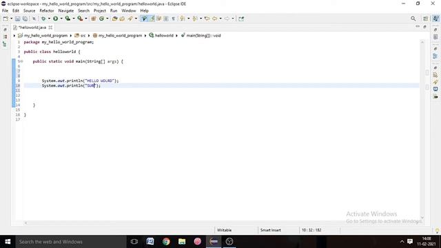 How to code in java simple Hello World program |Java Programming| смотреть онлайн