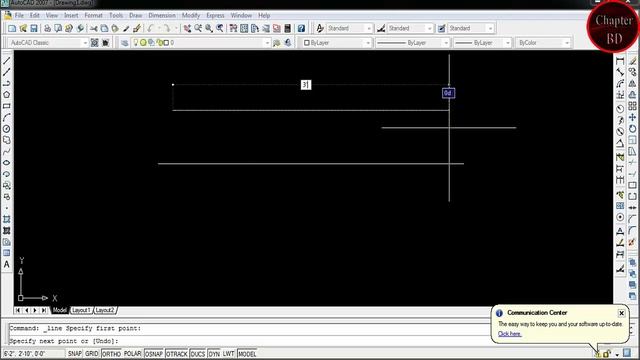 AutoCAD 2007 LINE Command Tutorial | Part-3 | LINE Command Bangla Tutorial by Chapter BD смотреть онлайн