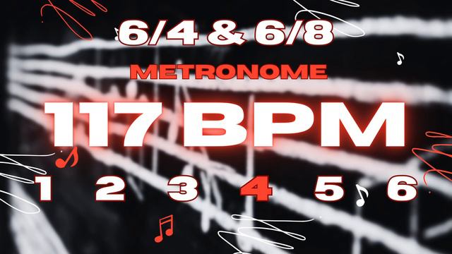 117 BPM - 6/4 & 6/8 Metronome смотреть онлайн