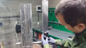 Дымогенератор своими руками. Коптильня для холодного копчения. Из проф трубы 120 на 120 и 60 на 60.