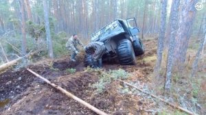 На вездеходах Тайпан, обратная дорога по васюганскому болоту! Часть 2