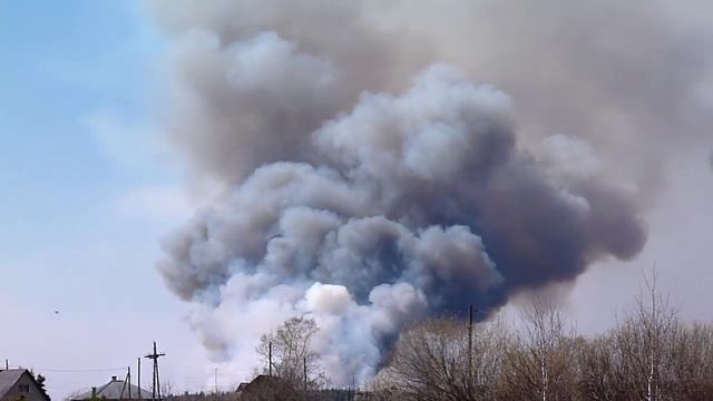 Пожар . красноярский край. шила. горит лес за рекой смотреть онлайн