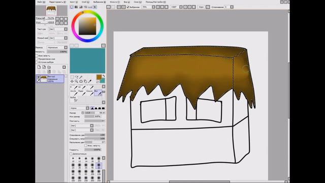 Speed Art - MrSaCraft Head (Paint Tool Sai) смотреть онлайн