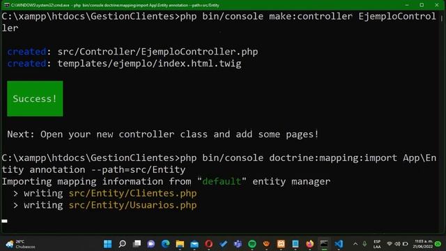 Video 3. Entidades y Controladores en Symfony 5 смотреть онлайн