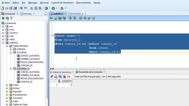 Ejemplo simple de SELECT anidado смотреть онлайн