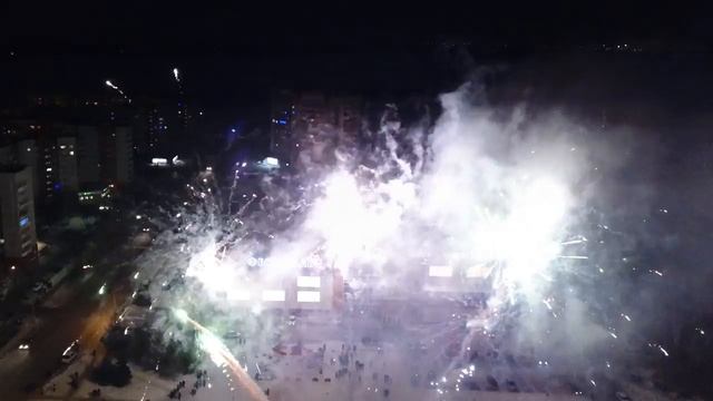 Новогодний салют в Озёрске - 2018!!! смотреть онлайн