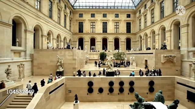 Louvre museum Paris [tourist place ] смотреть онлайн