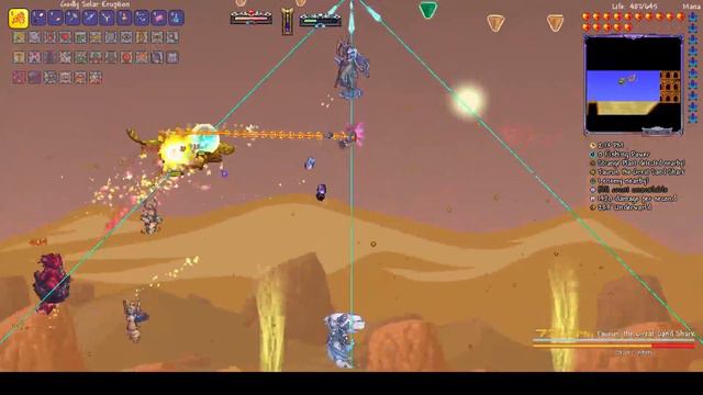 Calamity Infernum: Bereft Vassal And Great Sand Shark