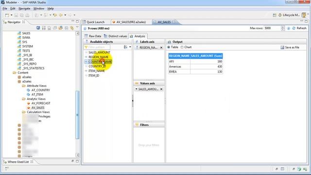 SAP HANA Calculation Views смотреть онлайн