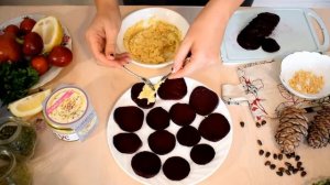ЗАКУСКА СО СВЕКЛОЙ И СЫРОМ