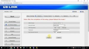 [LB-LINK] Как изменить пароль Wifi