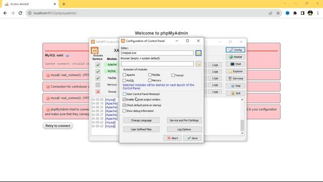 Fixing MySQL Access denied 'Cannot Connect' Error in XAMPP phpMyAdmin | Apna Coding смотреть онлайн