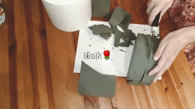 Как заполнить круглую коробку флористической губкой смотреть онлайн