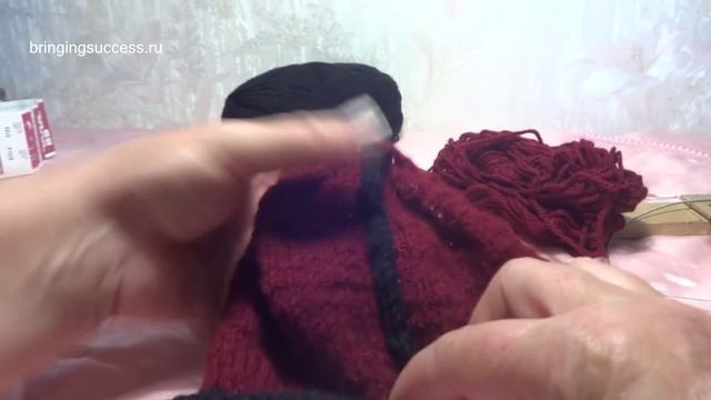 Как связать шапку для детей Божья коровка [Часть 2] смотреть онлайн