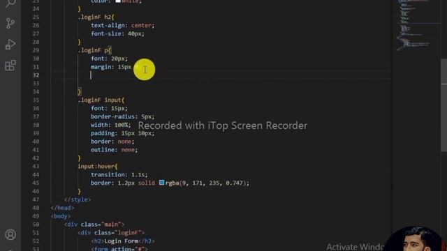 How to Create Profile Login Form Using Html and Css смотреть онлайн