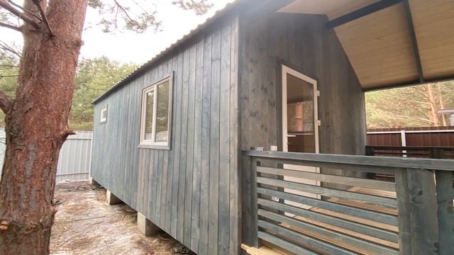 Каркасная баня барнхаус под ключ - 4х10 метра с террасой смотреть онлайн