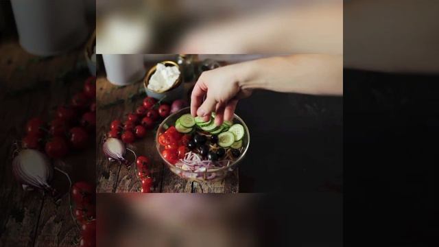 #shorts 
Греческий салат с пастой