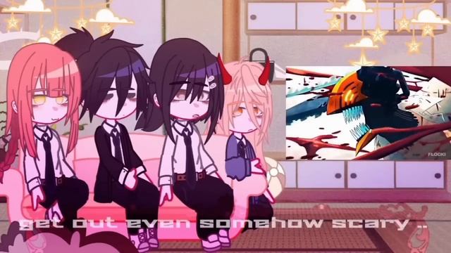 Chainsaw man react to future | Denji & Power & Makima | Gacha club смотреть онлайн