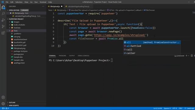 How to achieve File Upload Using Puppeteer | FileChooser Method смотреть онлайн