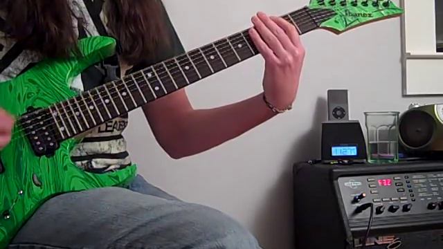 Fear Factory Self Bias Resistor guitar cover. Swirled Ibanez 7 Dimarzio D Sonic смотреть онлайн