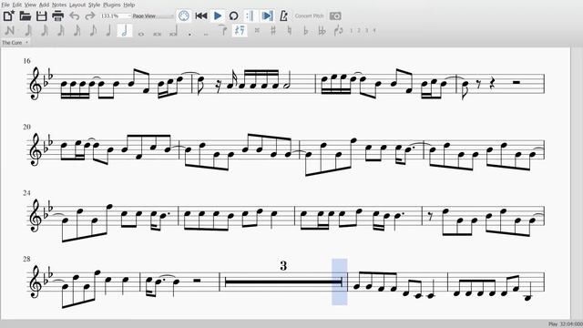 The Cure - Lady Gaga (Clarinet Sheet Music) смотреть онлайн