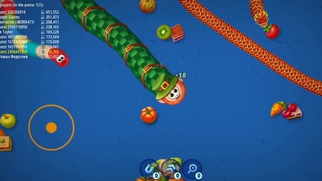 "Worms Zone io Biggest Snake ? Gameplay" New Record & Best Kills ! Snake Game | Saamp Wala Game смотреть онлайн