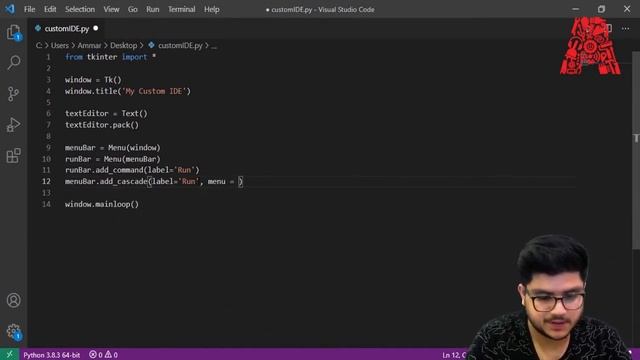 Custom Integrated Development Environment (IDE) with Tkinter in Python | Part 1 | #python #coding смотреть онлайн