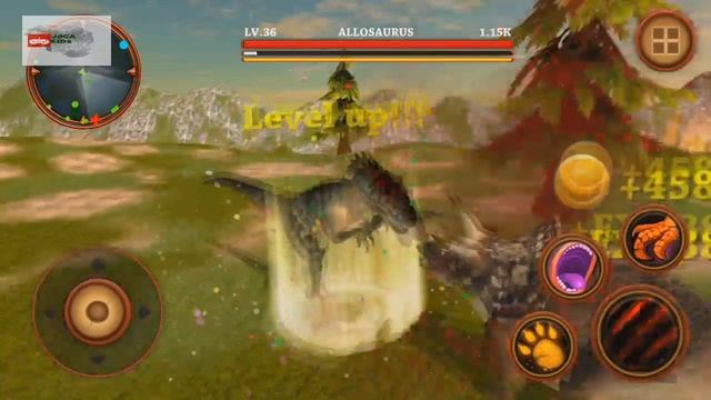 Alossauro X Triceratops & Anquilossauro - Allosaurus Simulator : Dinosaur Survival Battle 3D смотреть онлайн