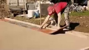 Имитация доски из бетона