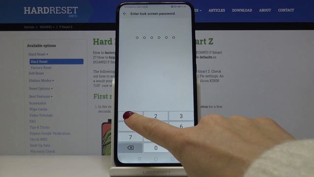 How to Reset Settings in HUAWEI P Smart Z – Restore Default EMUI Configuration смотреть онлайн