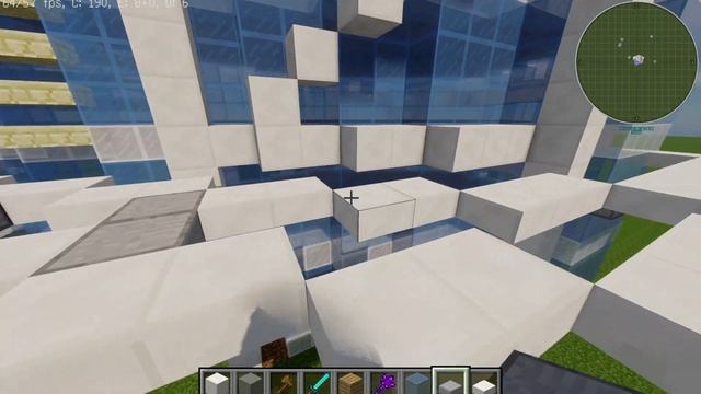 Как построить НЕБОСКРЁБ С ВНЕШНИМ КАРКАСОМ в Minecraft⚡️ смотреть онлайн